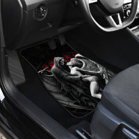 Skull Car Mats Death Angel In Love - Wonder Print Shop