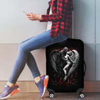 Skull Luggage Cover Death Angel In Love - Wonder Print Shop