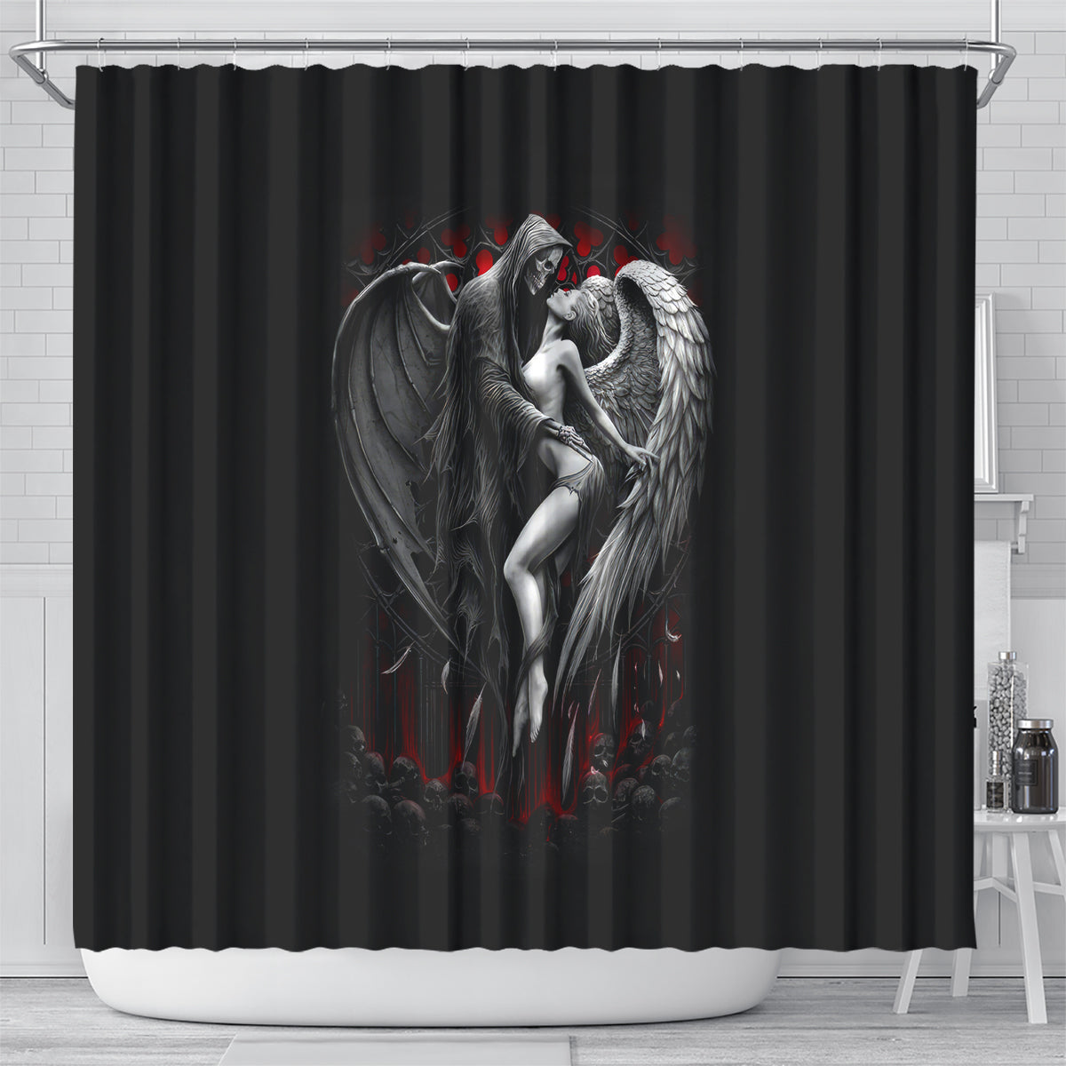 skull-shower-curtain-death-angel-in-love