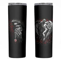 Skull Skinny Tumbler Death Angel In Love - Wonder Print Shop