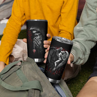 Skull Tumbler Cup Death Angel In Love - Wonder Print Shop