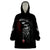 Skull Wearable Blanket Hoodie Death Angel In Love - Wonder Print Shop