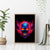 Skull Canvas Wall Art Purple Skull Fire - Wonder Print Shop