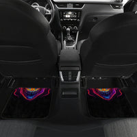 Skull Car Mats Purple Skull Fire - Wonder Print Shop