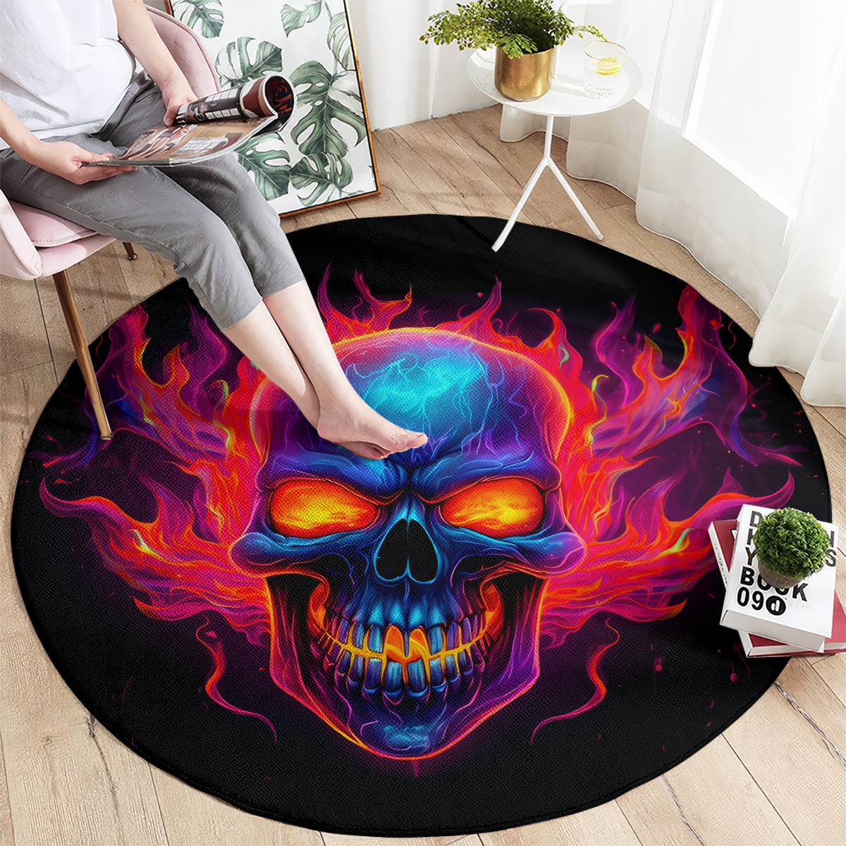 skull-round-carpet-purple-skull-fire
