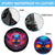 Skull Spare Tire Cover Purple Skull Fire - Wonder Print Shop