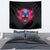 Skull Tapestry Purple Skull Fire - Wonder Print Shop