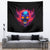 Skull Tapestry Purple Skull Fire - Wonder Print Shop