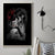 Skull Canvas Wall Art Death Angel And Da de Muertos Girl - Wonder Print Shop