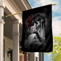 Skull Garden Flag Death Angel And Da de Muertos Girl - Wonder Print Shop