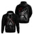 Skull Hoodie Death Angel And Da de Muertos Girl - Wonder Print Shop