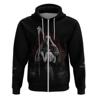 Skull Hoodie Death Angel And Da de Muertos Girl - Wonder Print Shop
