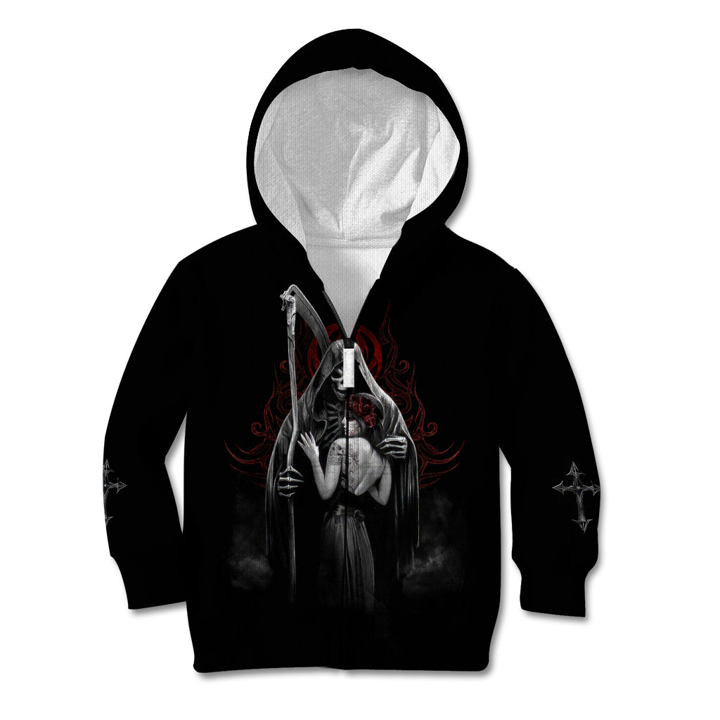 Skull Kid Hoodie Death Angel And Da de Muertos Girl - Wonder Print Shop
