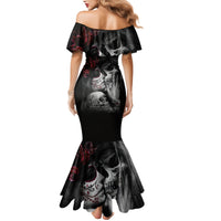 Skull Mermaid Dress Death Angel And Da de Muertos Girl - Wonder Print Shop