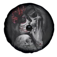 Skull Spare Tire Cover Death Angel And Da de Muertos Girl - Wonder Print Shop