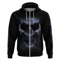 Skull Hoodie Purple Death Reaper - Wonder Print Shop