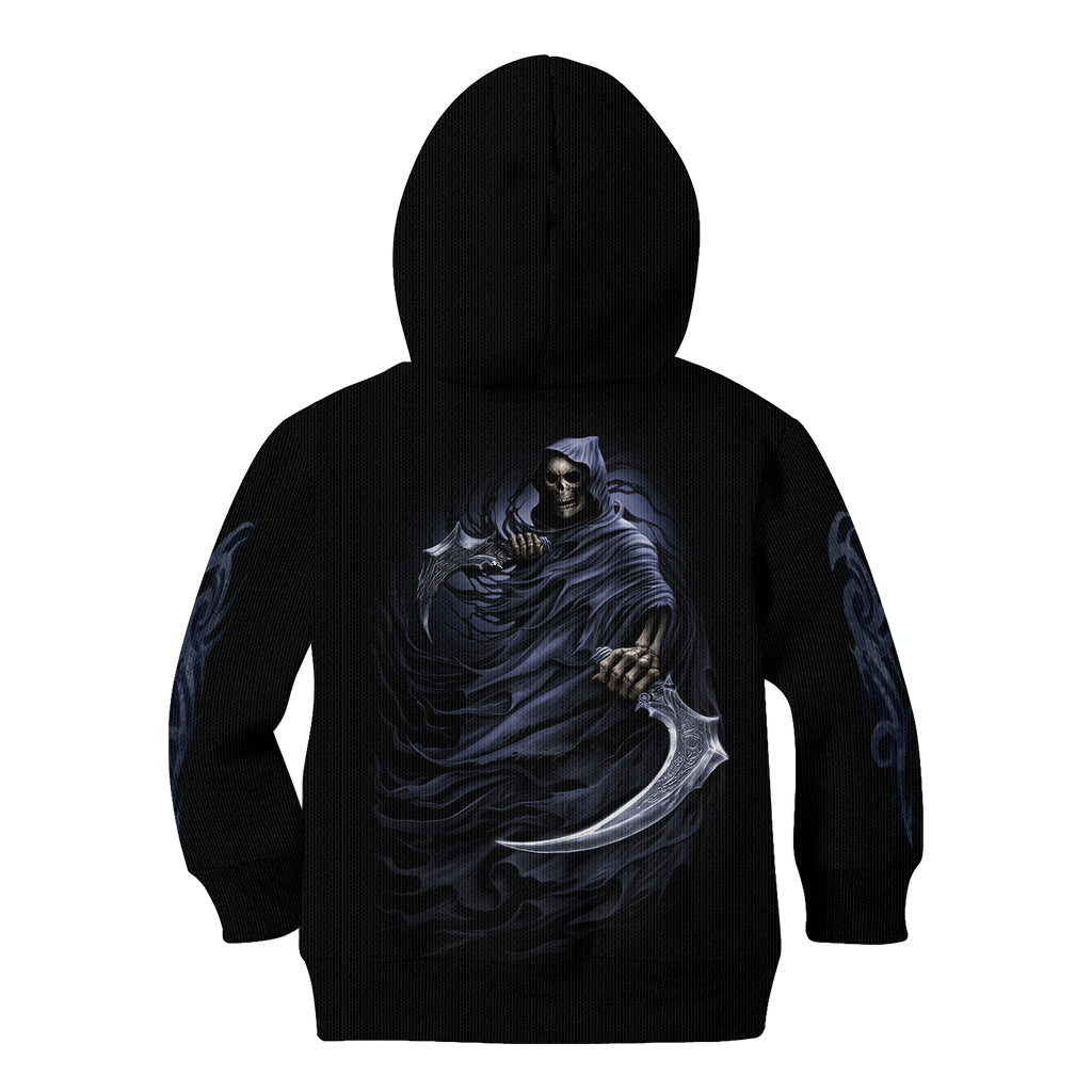 Skull Kid Hoodie Purple Death Reaper - Wonder Print Shop