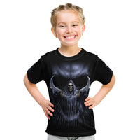 Skull Kid T Shirt Purple Death Reaper - Wonder Print Shop