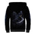 Skull Sherpa Hoodie Purple Death Reaper - Wonder Print Shop