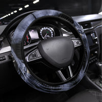 Skull Steering Wheel Cover Purple Death Reaper - Wonder Print Shop