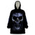 Skull Wearable Blanket Hoodie Purple Death Reaper - Wonder Print Shop