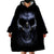 Skull Wearable Blanket Hoodie Purple Death Reaper - Wonder Print Shop