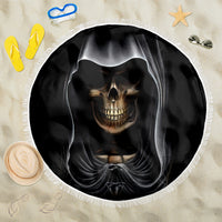Skull Beach Blanket Double Skull And Death Angel - Wonder Print Shop