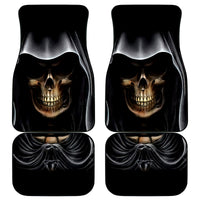 Skull Car Mats Double Skull And Death Angel - Wonder Print Shop