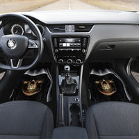 Skull Car Mats Double Skull And Death Angel - Wonder Print Shop