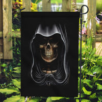Skull Garden Flag Double Skull And Death Angel - Wonder Print Shop