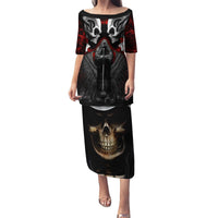 Skull Puletasi Double Skull And Death Angel - Wonder Print Shop