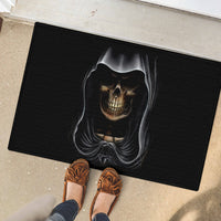 Skull Rubber Doormat Double Skull And Death Angel - Wonder Print Shop