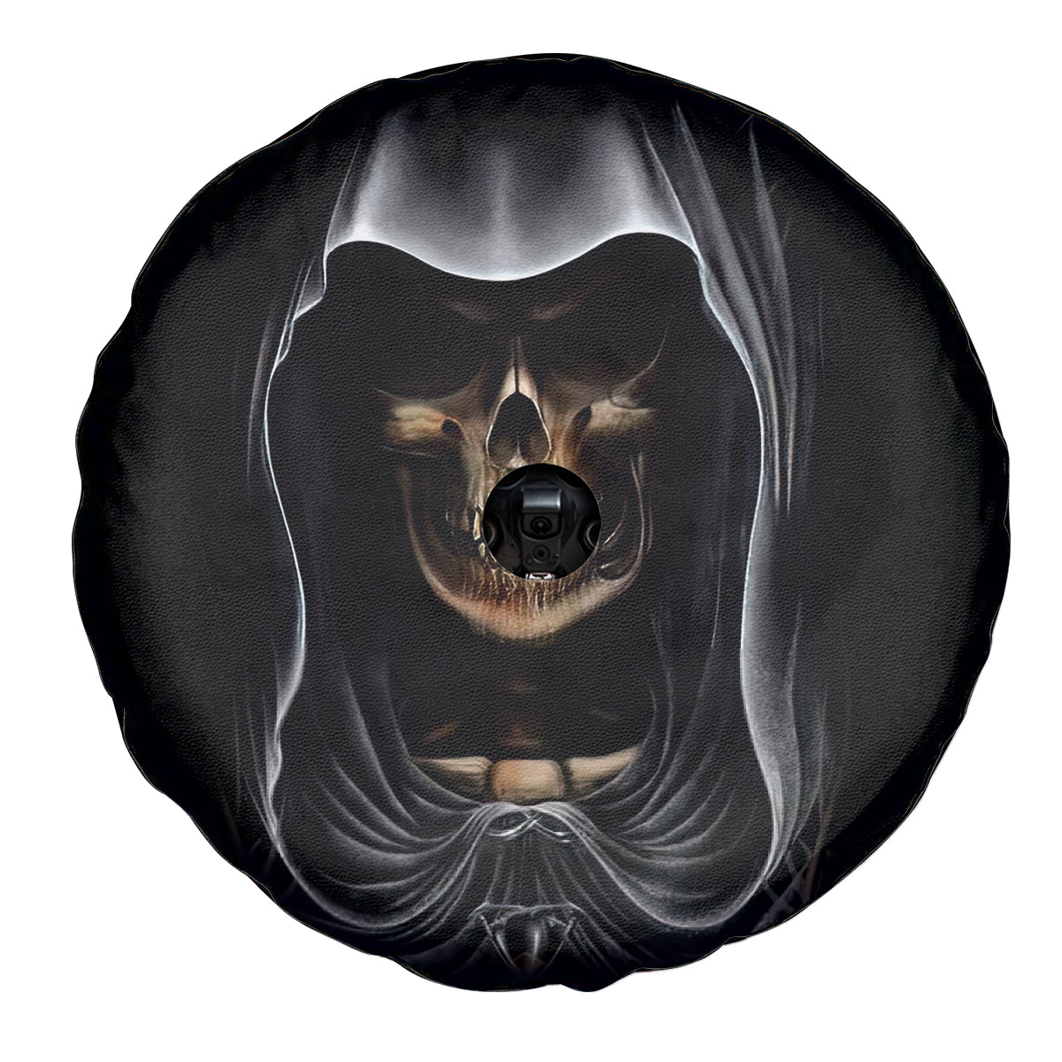Skull Spare Tire Cover Double Skull And Death Angel - Wonder Print Shop