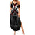 Skull Summer Maxi Dress Double Skull And Death Angel - Wonder Print Shop