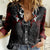 Skull Women Casual Shirt Double Skull And Death Angel - Wonder Print Shop