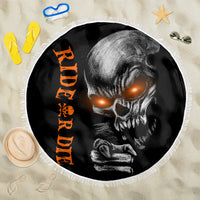 Skull Beach Blanket Ride Or Die - Wonder Print Shop