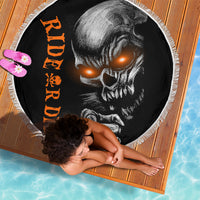 Skull Beach Blanket Ride Or Die - Wonder Print Shop