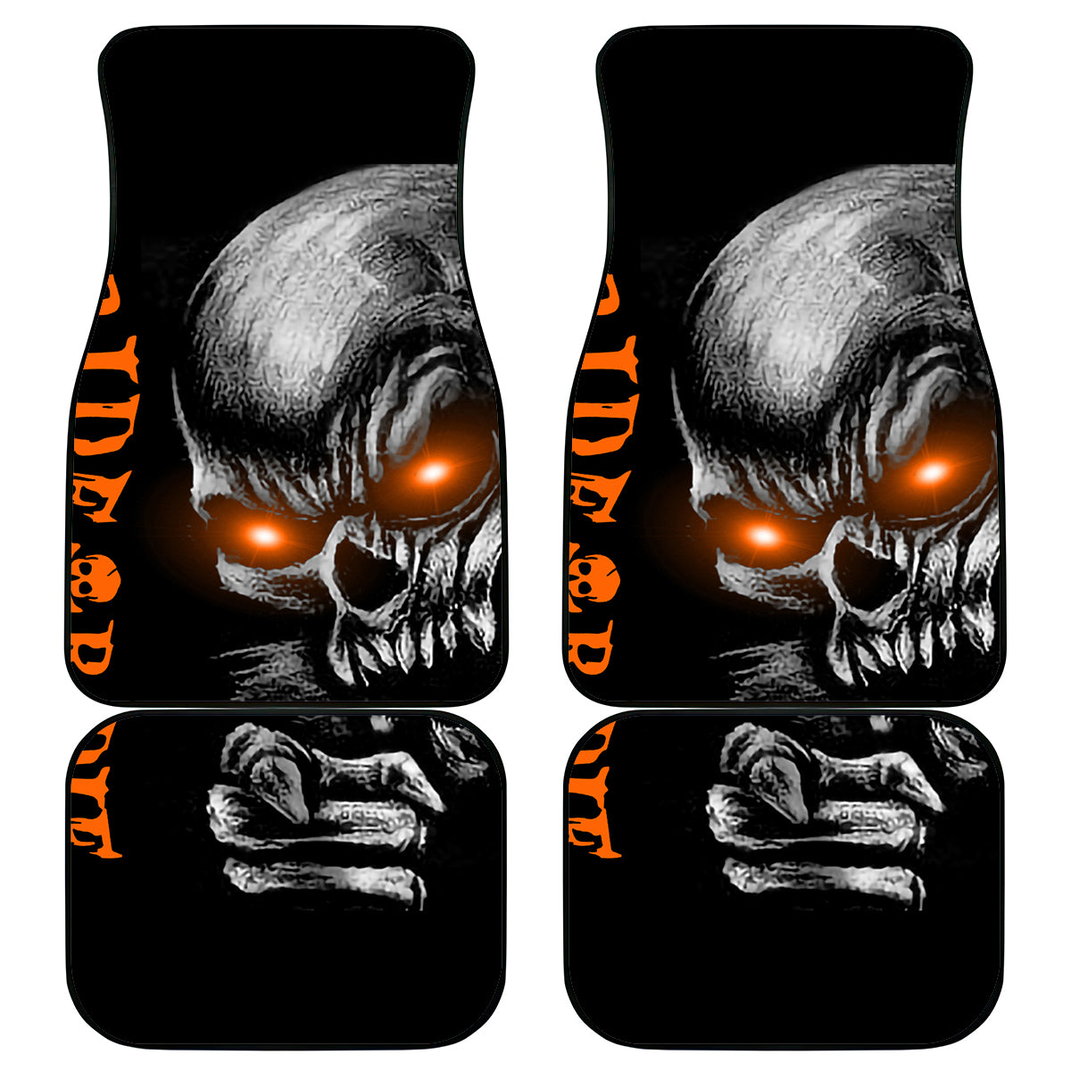 Skull Car Mats Ride Or Die - Wonder Print Shop