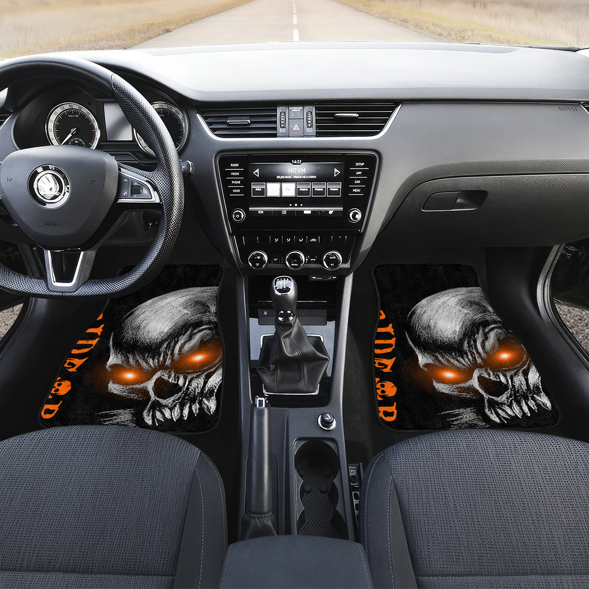 Skull Car Mats Ride Or Die - Wonder Print Shop