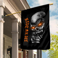 Skull Garden Flag Ride Or Die - Wonder Print Shop