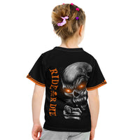 Skull Kid T Shirt Ride Or Die - Wonder Print Shop