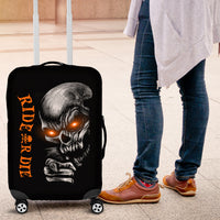 Skull Luggage Cover Ride Or Die - Wonder Print Shop