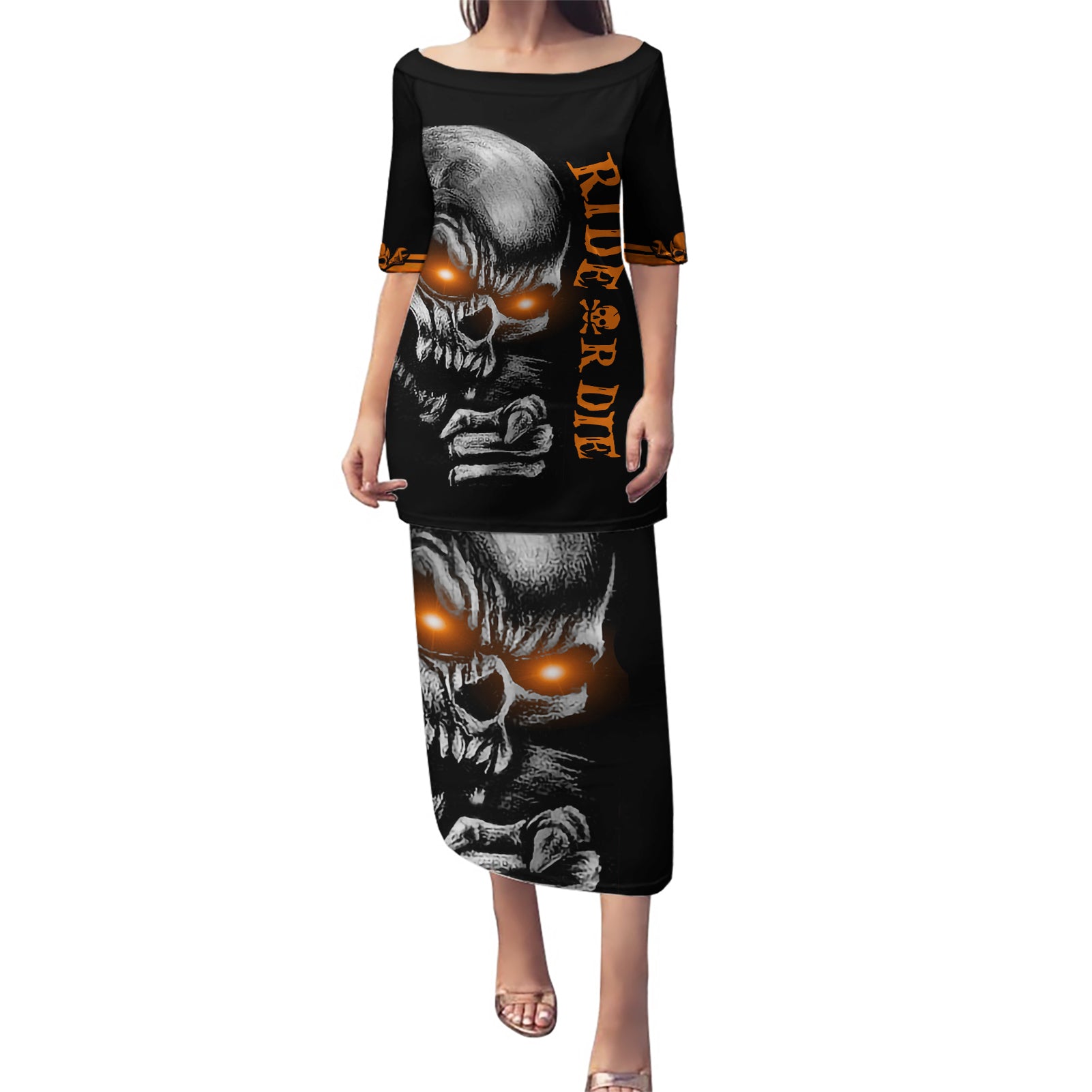 Skull Puletasi Ride Or Die - Wonder Print Shop