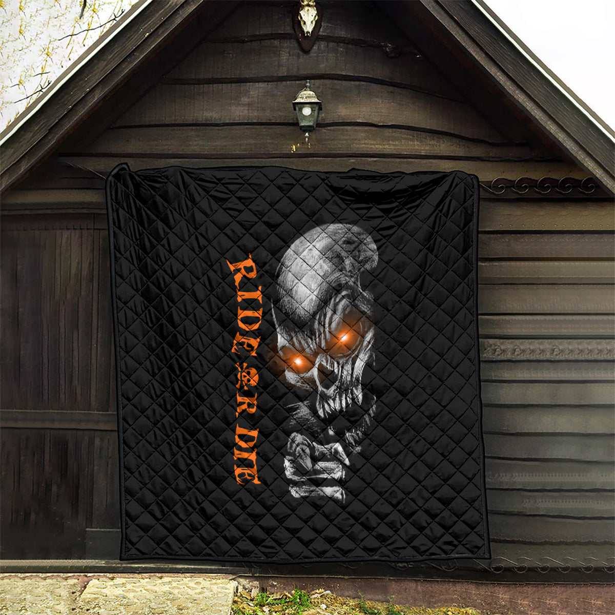 Skull Quilt Ride Or Die - Wonder Print Shop