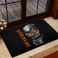 Skull Rubber Doormat Ride Or Die - Wonder Print Shop