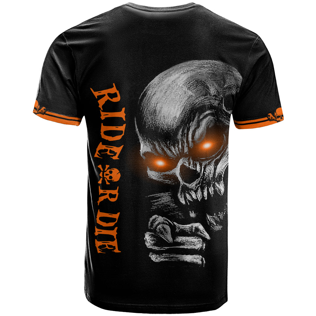 Skull T Shirt Ride Or Die - Wonder Print Shop
