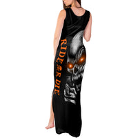 Skull Tank Maxi Dress Ride Or Die - Wonder Print Shop