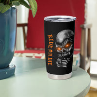 Skull Tumbler Cup Ride Or Die - Wonder Print Shop