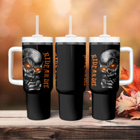 Skull Tumbler With Handle Ride Or Die - Wonder Print Shop