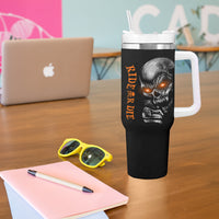 Skull Tumbler With Handle Ride Or Die - Wonder Print Shop